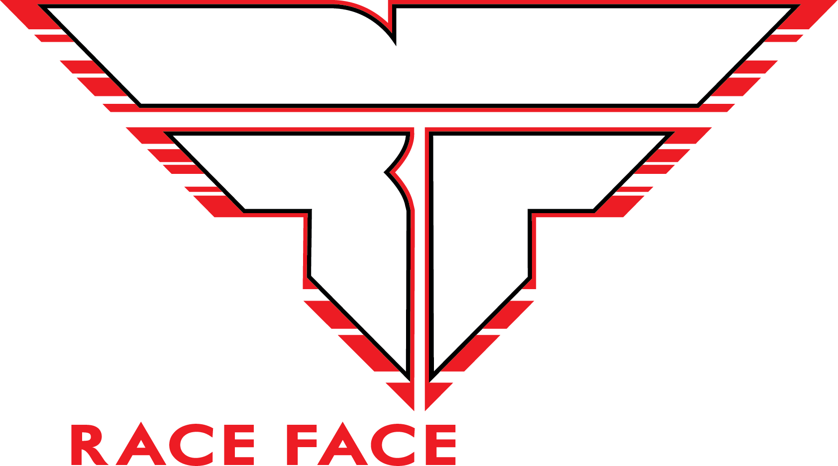 Race Face Digial Logo White